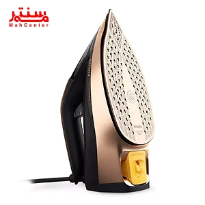 اتو دارای یک صفحه بخار نوک تیز، یک مخزن آب شفاف و یک دسته ارگونومیک است.